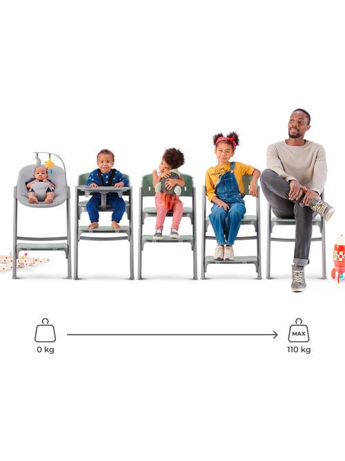 Chaise Haute Kinderkraft LIVY 3 en 1 Évolutive jusqu’à 110 kg avec Siège et Repose-Pieds Réglables - Kiabi Chaise Haute Kinderkraft LIVY 3 en 1 Évolutive jusqu’à 110 kg avec Siège et Repose-Pieds Réglables - Kiabi