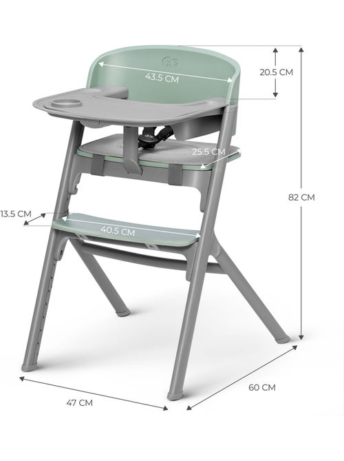Chaise Haute Kinderkraft LIVY 3 en 1 Évolutive jusqu’à 110 kg avec Siège et Repose-Pieds Réglables - Kiabi Chaise Haute Kinderkraft LIVY 3 en 1 Évolutive jusqu’à 110 kg avec Siège et Repose-Pieds Réglables - Kiabi