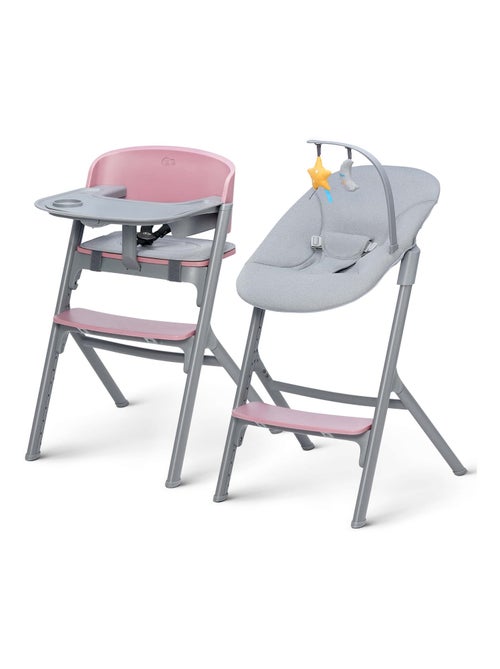 Chaise Haute Kinderkraft LIVY 4 en 1 avec Transat, Évolutive jusqu’à 110 kg et Siège Réglable - Kiabi Chaise Haute Kinderkraft LIVY 4 en 1 avec Transat, Évolutive jusqu’à 110 kg et Siège Réglable - Kiabi