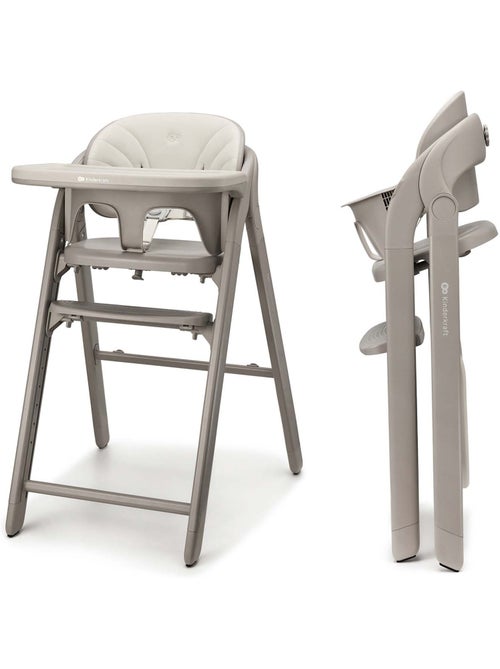Chaise haute Kinderkraft TINO 3-en-1 évolutive 110 kg pliable sans outil harnais 5 pts réglage - Kiabi Chaise haute Kinderkraft TINO 3-en-1 évolutive 110 kg pliable sans outil harnais 5 pts réglage - Kiabi
