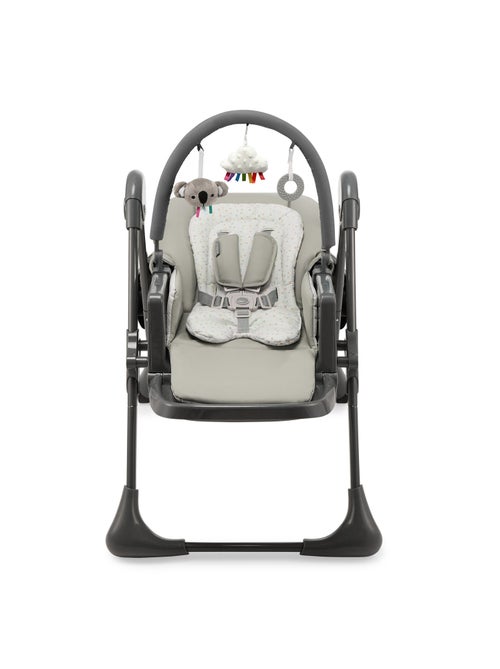 Chaise Haute Kinderkraft TUMMIE 2 en 1 avec Fonction Transat, 7 Hauteurs et Double Plateau - Kiabi Chaise Haute Kinderkraft TUMMIE 2 en 1 avec Fonction Transat, 7 Hauteurs et Double Plateau - Kiabi