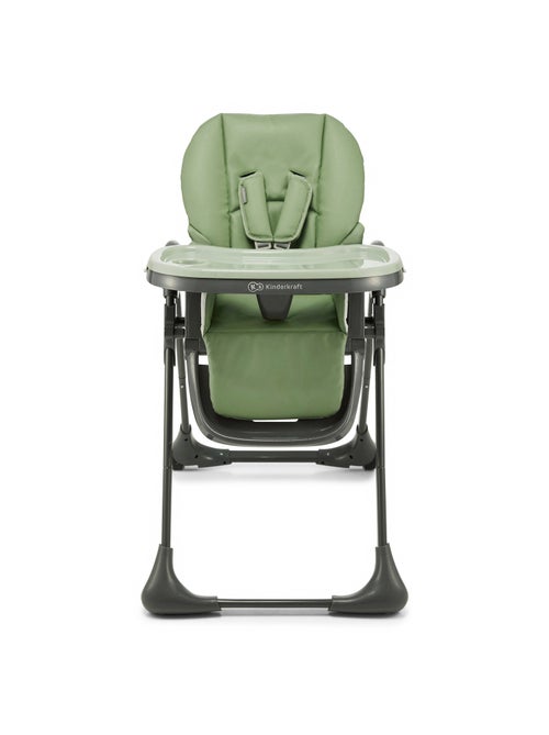 Chaise Haute Kinderkraft TUMMIE 2 en 1 avec Fonction Transat, 7 Hauteurs et Double Plateau - Kiabi