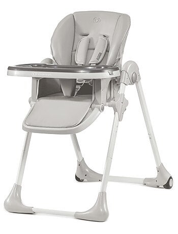 Chaise haute Kinderkraft YUMMY pliable avec dossier réglable, harnais 5 points et 7 hauteurs
