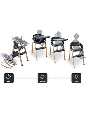 Chaise haute Levels Newborn Set avec réducteur pour nouveau-né inclus - babyGo