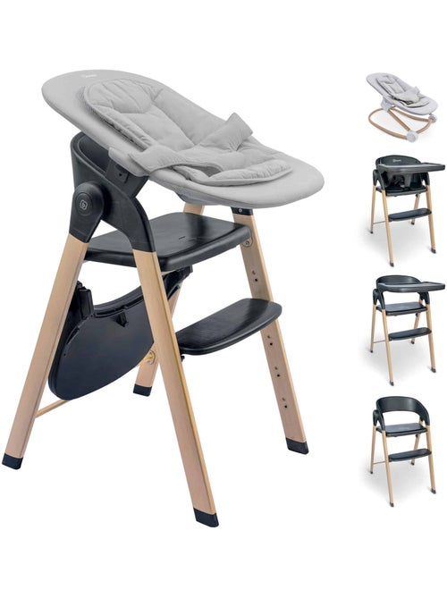 Chaise haute Levels Newborn Set avec réducteur pour nouveau-né inclus - babyGo - Kiabi Chaise haute Levels Newborn Set avec réducteur pour nouveau-né inclus - babyGo - Kiabi