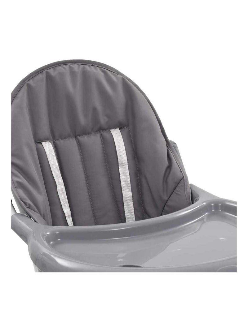 Chaise Haute Plastique - VidaXL Gris - Kiabi