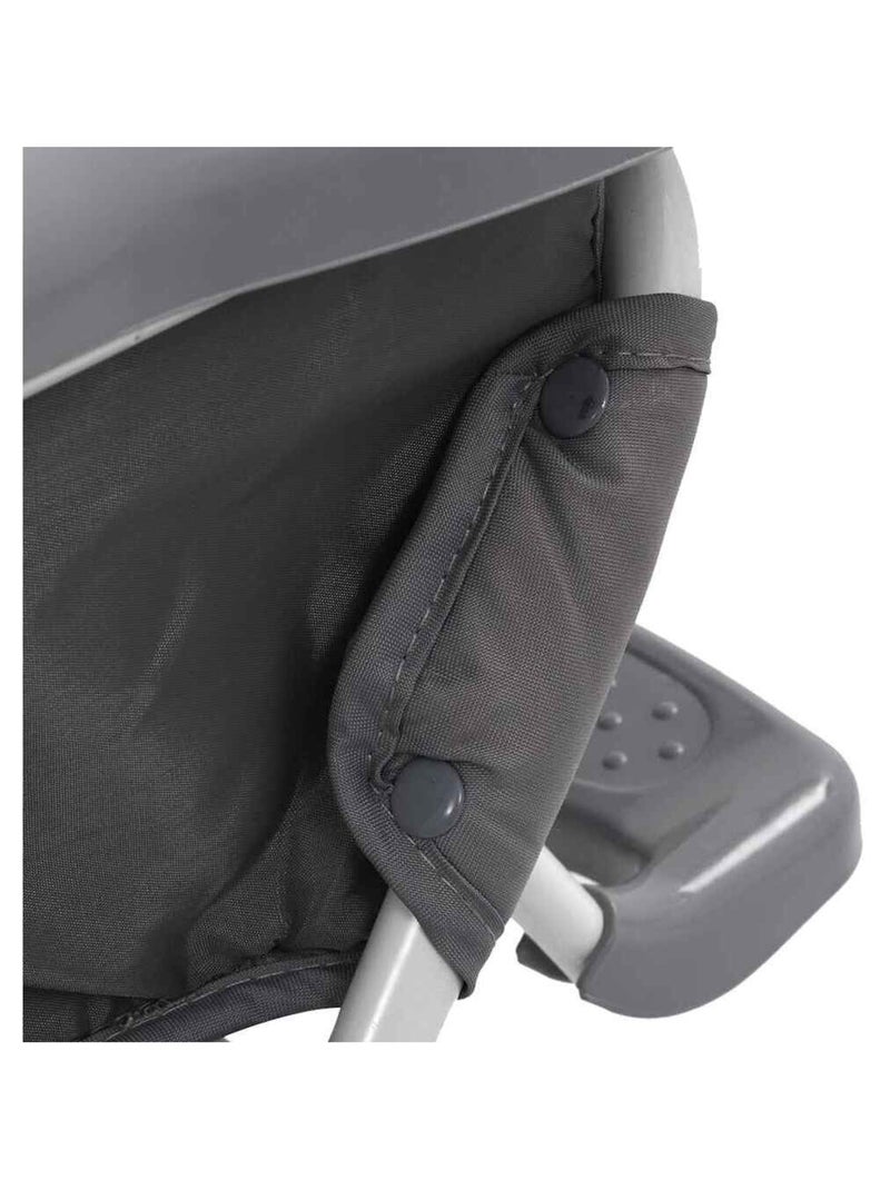 Chaise Haute Plastique - VidaXL Gris - Kiabi