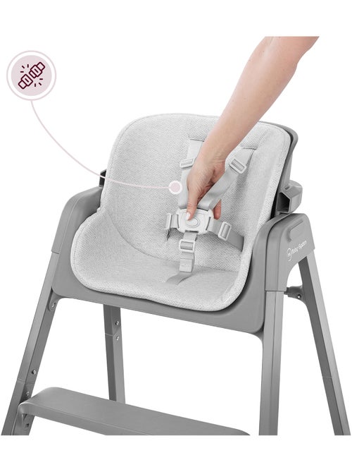 Chaise haute pliable 3en1 noxi moby-system deux niveaux harnais 5 points - Kiabi Chaise haute pliable 3en1 noxi moby-system deux niveaux harnais 5 points - Kiabi