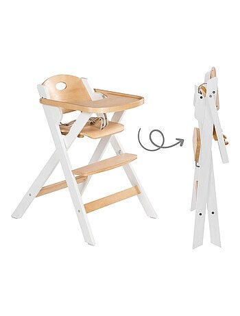 Chaise haute pliante avec plateau repas amovible 'Fold Up Smart' ROBA