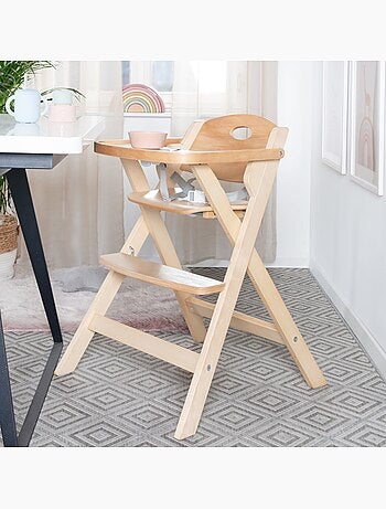 Chaise haute pliante avec plateau repas amovible 'Fold Up Smart' ROBA