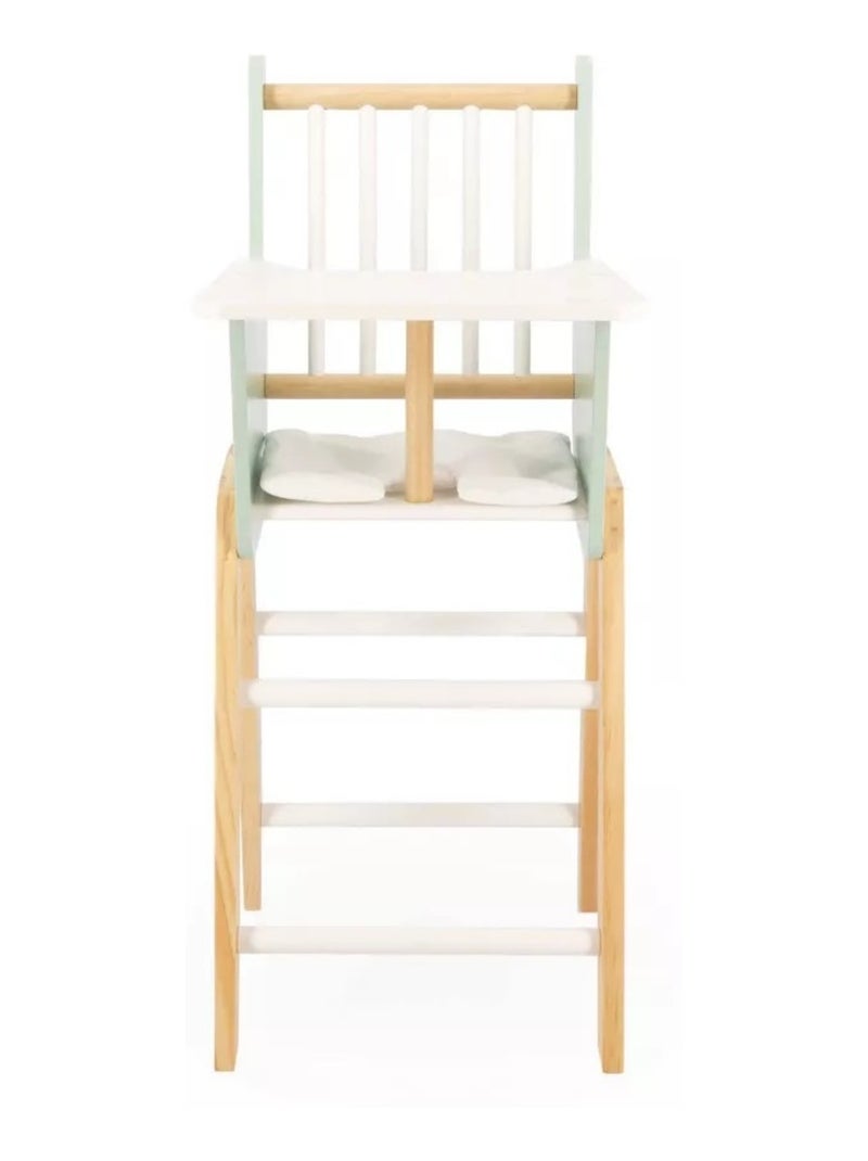 Chaise haute poupée Zen Blanc - Kiabi