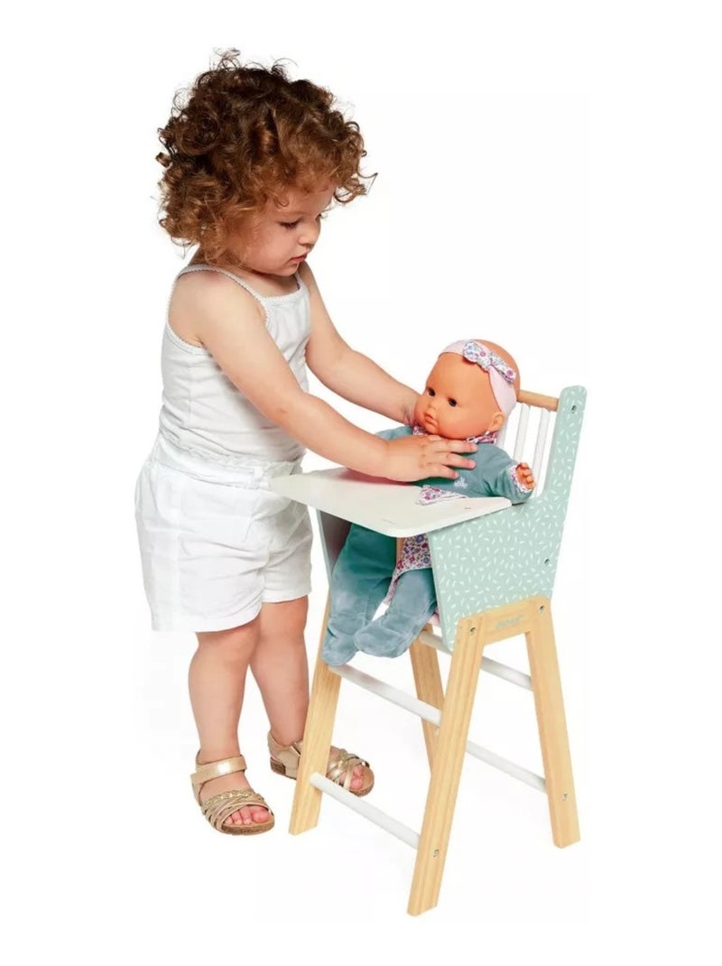 Chaise haute poupée Zen Blanc - Kiabi