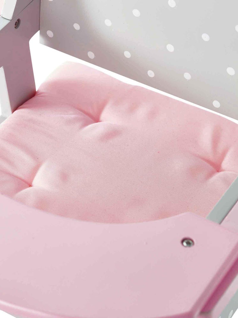 Chaise haute poupon poupée mobilier en bois jeux N/A - Kiabi