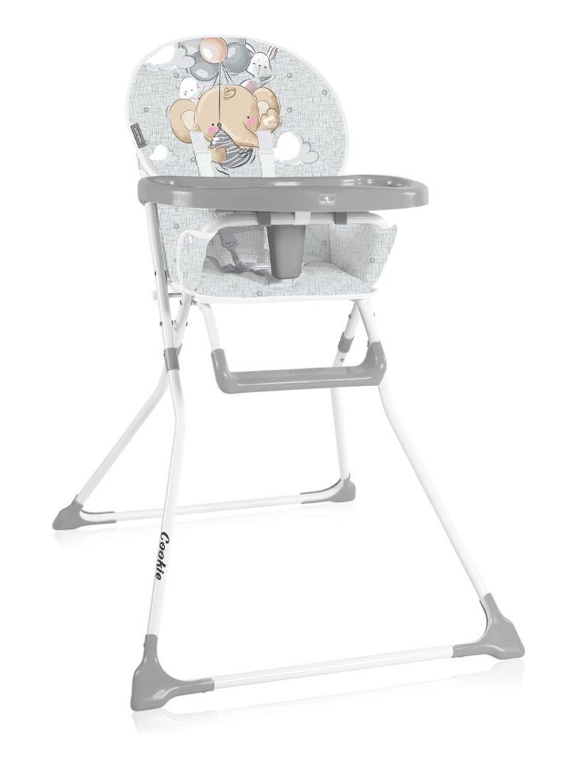 Chaise Haute pour bébé COOKIE Lorelli  - gris Gris - Kiabi