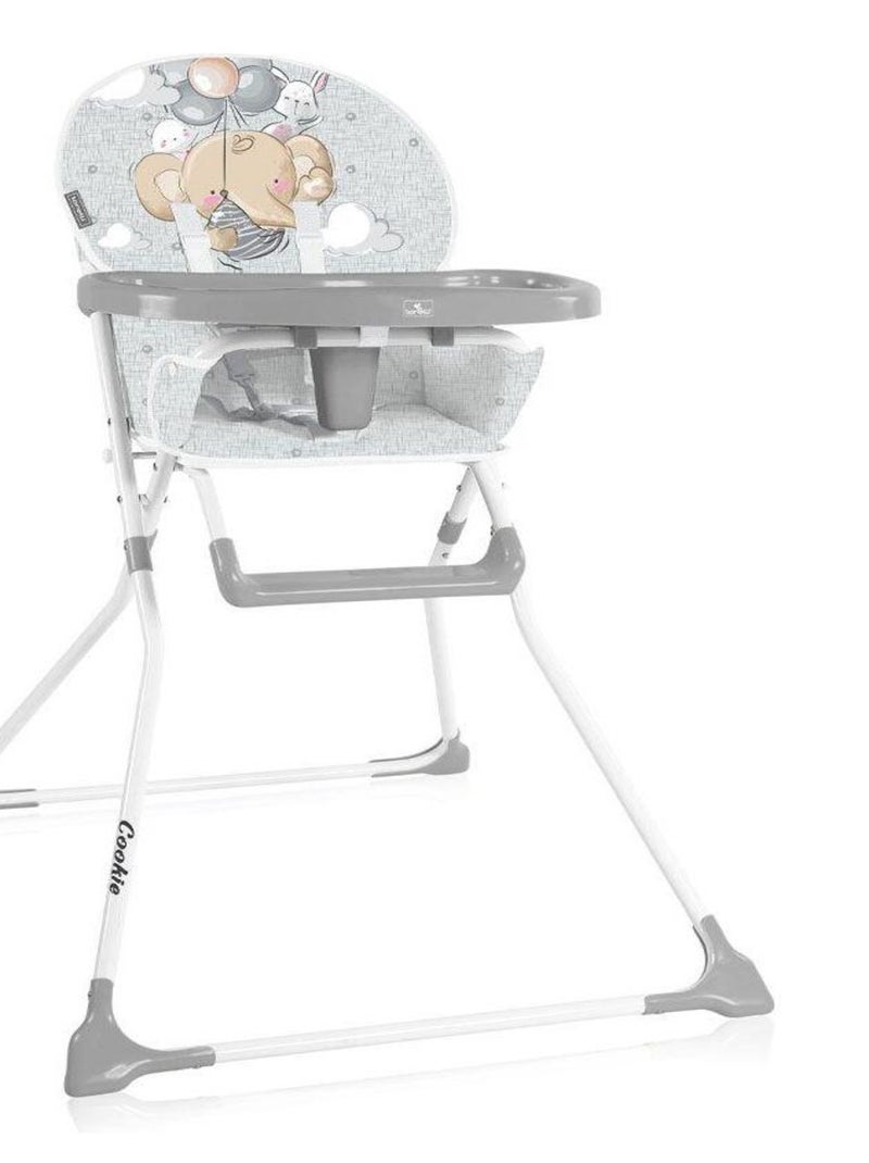 Chaise Haute pour bébé COOKIE Lorelli  - gris Gris - Kiabi