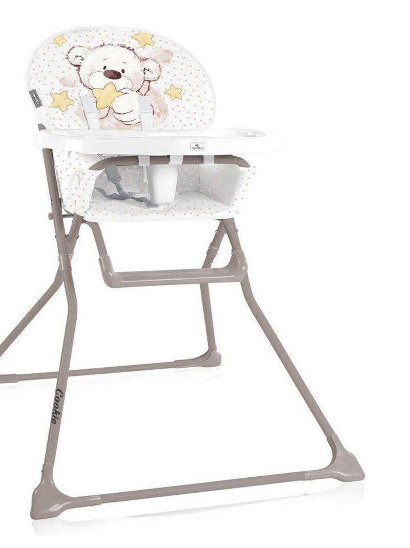Chaise Haute pour bébé COOKIE Lorelli  teddy bear Beige - Kiabi