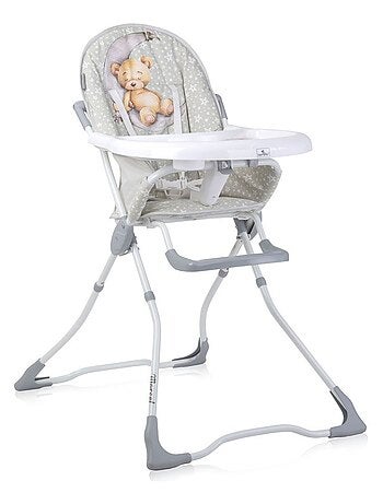 Chaise Haute pour bébé MARCEL  Lorelli  - gris