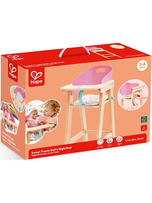 Chaise haute pour poupée - sweet treats - Kiabi