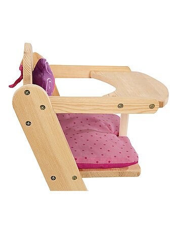 Chaise haute pour poupée en bois 'Happy Fee' ROBA