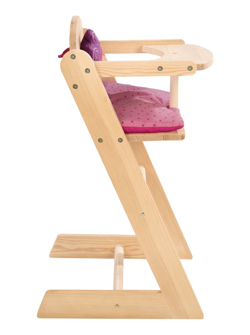 Chaise haute pour poupée en bois 'Happy Fee' ROBA Bois naturel - Kiabi
