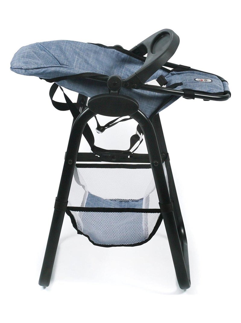 Chaise haute pour poupées - coloris 50 Gris - Kiabi