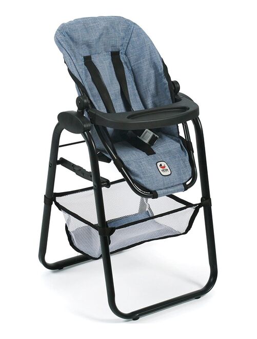 Chaise Haute bébé - Évolutive - Réglable - en Bois - 2 en 1 – 6 mois  jusqu'à 5 ans - gris - Gris - Kiabi - 79.99€