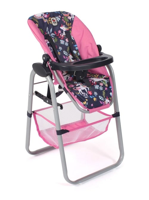 Chaise haute pour poupées - Licorne - Kiabi