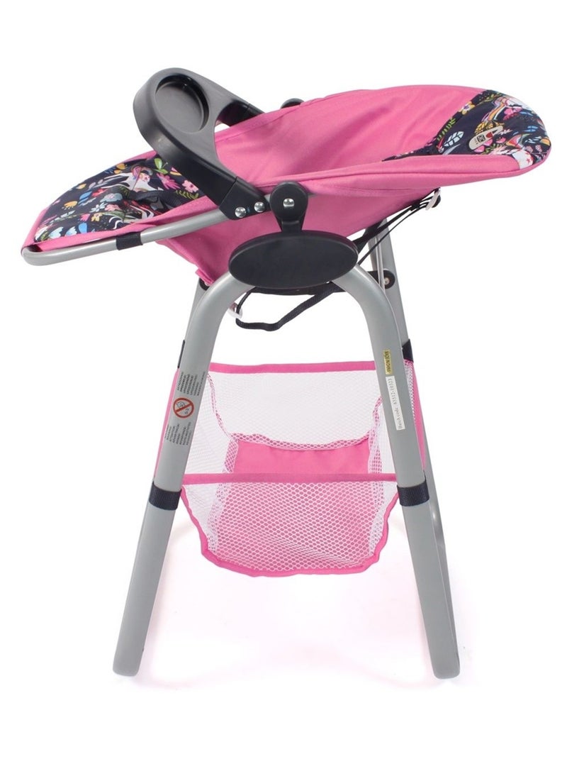 Chaise haute pour poupées - Licorne Rose - Kiabi