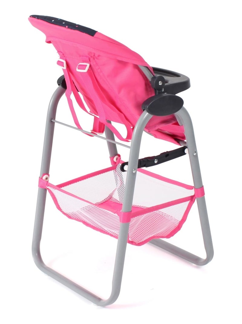 Chaise haute pour poupées 'Bayer Chic' Rose - Kiabi