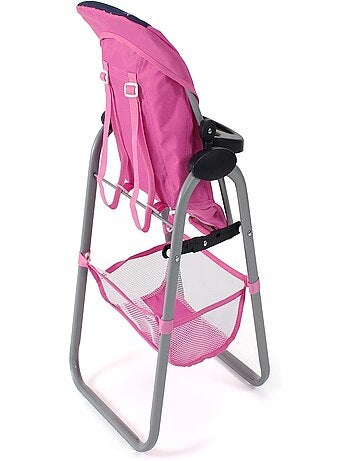 Chaise haute pour poupées Papillon