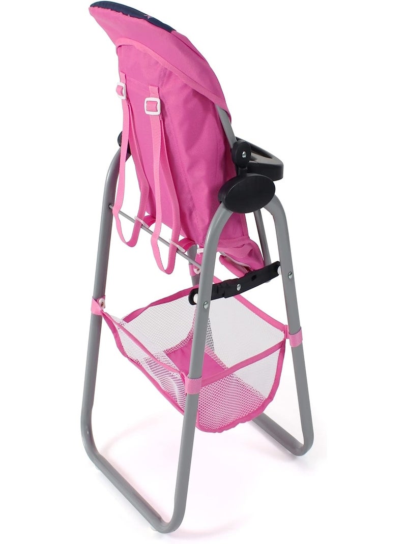 Chaise haute pour poupées Papillon Multicolore - Kiabi