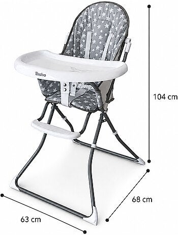 Chaise Haute Quick 2 Étoiles Asalvo