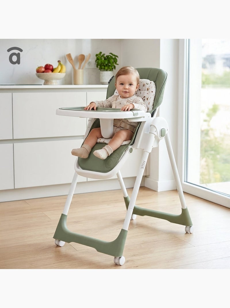 Chaise Haute Rice Asalvo Vert - Kiabi