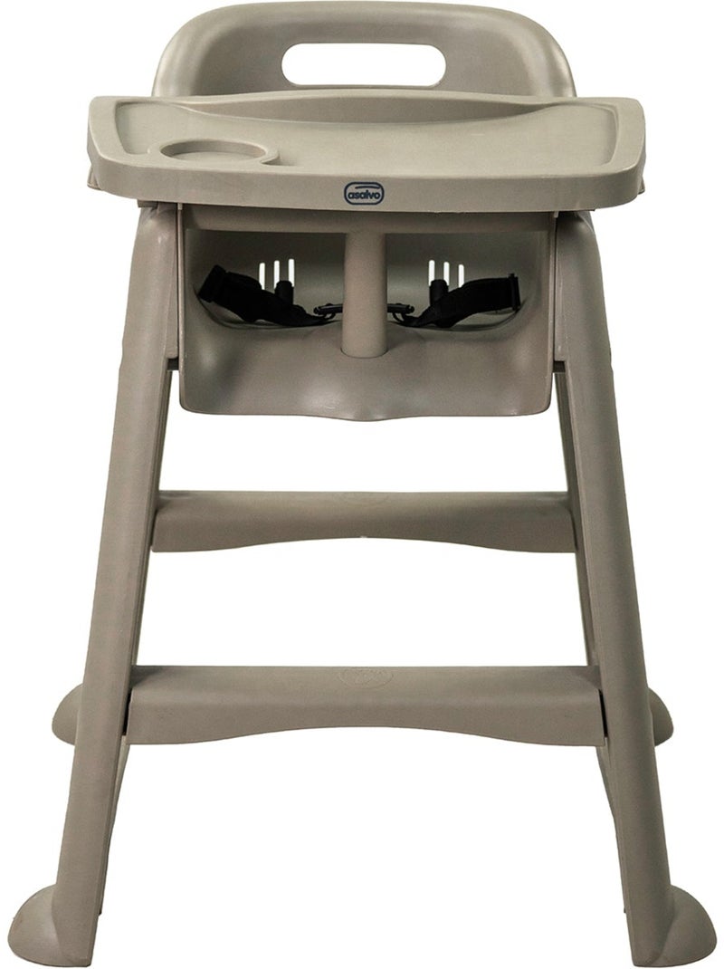 Chaise haute Strong Asalvo Gris - Kiabi