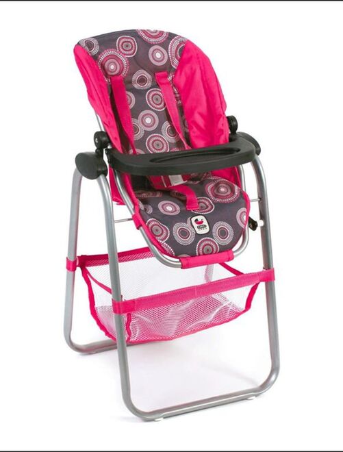 Chaise Haute 3 en 1 pour poupée Gris Smoby Maxi-COSI - 2…