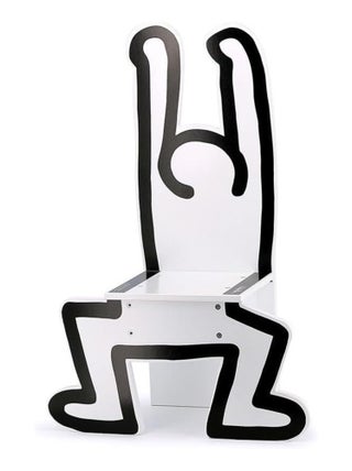 Chaise Keith Haring Blanche