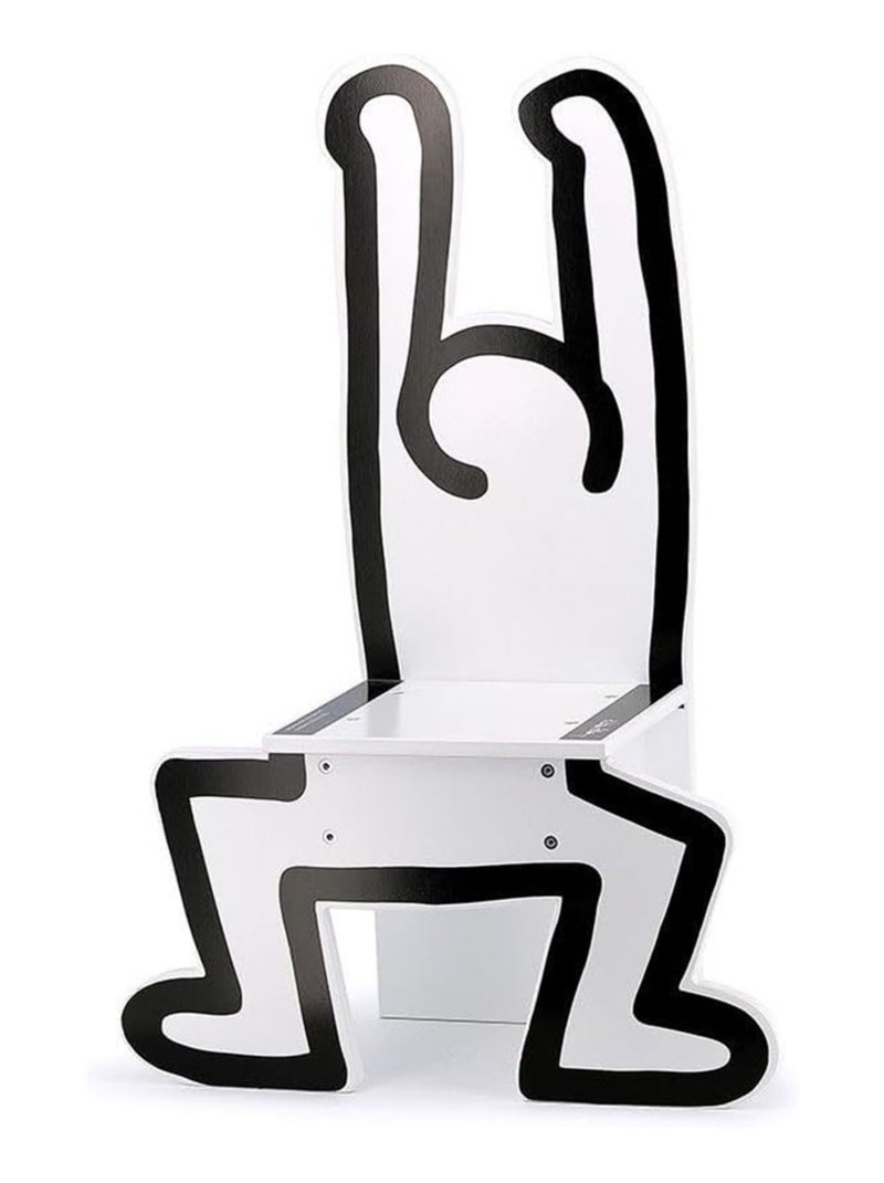 Chaise Keith Haring Blanche Blanc - Kiabi