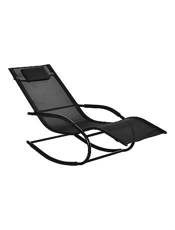 Chaise longue à bascule rocking chair design