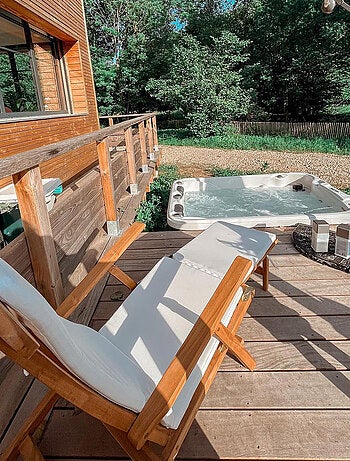 Chaise longue avec coussin