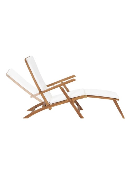 Chaise longue avec coussin - Kiabi Chaise longue avec coussin - Kiabi