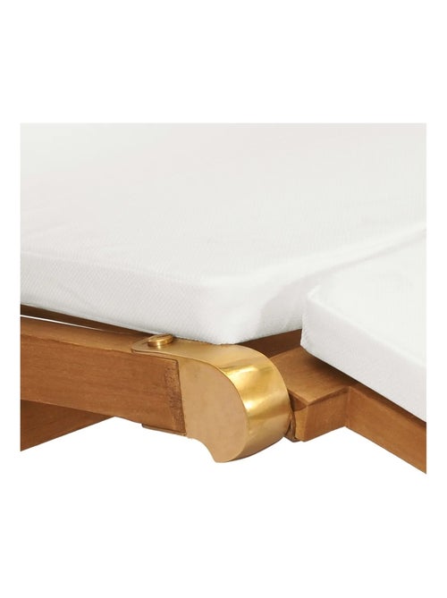 Chaise longue avec coussin - Kiabi Chaise longue avec coussin - Kiabi