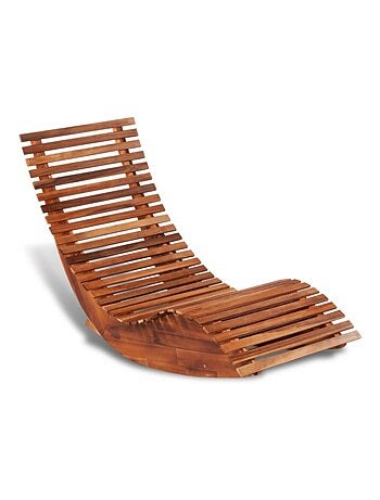 Chaise longue basculante extérieure