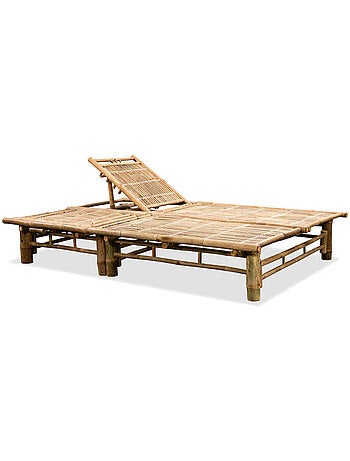 Chaise longue bi places