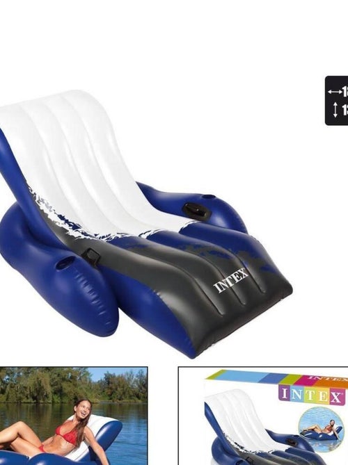 Chaise longue de piscine Lux - Kiabi Chaise longue de piscine Lux - Kiabi