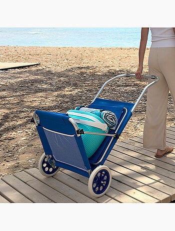 Chaise longue pliable 2 en 1 beach aktive