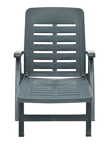 Chaise longue pliable unie