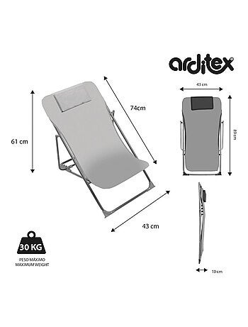 Chaise longue pliante MARVEL - Avengers