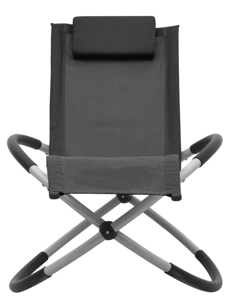 Chaise longue pour enfants Noir - Kiabi