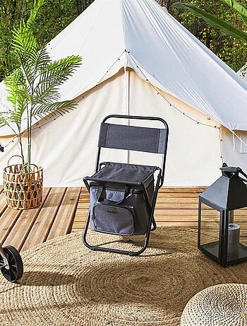 Chaise pliante 2 en 1 avec sac isotherme