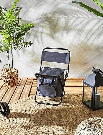 Chaise pliante 2 en 1 avec sac isotherme